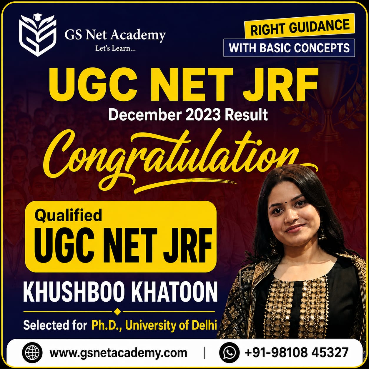 GS Net Academy result